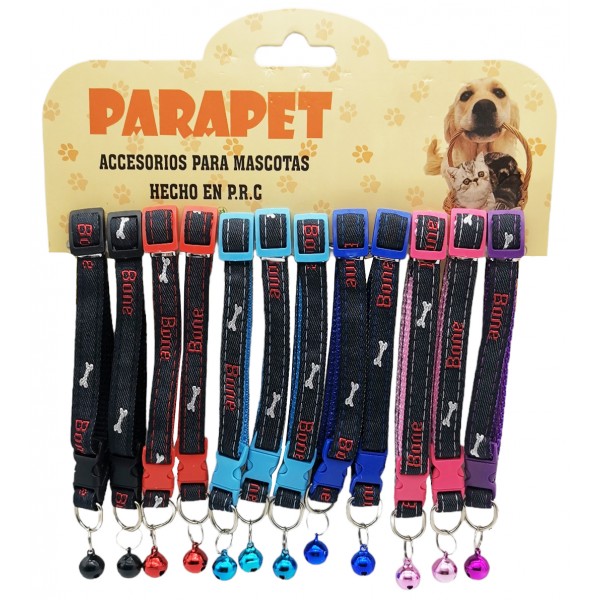 MIZOO ΠΕΡΙΛΑΙΜΙΟ ΣΚΥΛΟΥ ΚΟΚΚΑΛΟ ΜΕ ΚΟΥΔΟΥΝΑΚΙ ΔΙΑΦΟΡΑ ΧΡΩΜΑΤΑ 33X1.0CM